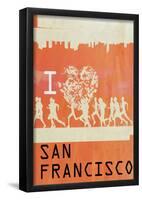 I Heart Running SF-null-Framed Poster