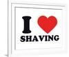 I Heart Shaving-null-Framed Giclee Print