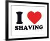 I Heart Shaving-null-Framed Giclee Print