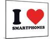 I Heart Smartphones-null-Mounted Giclee Print