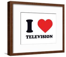 I Heart Television-null-Framed Giclee Print