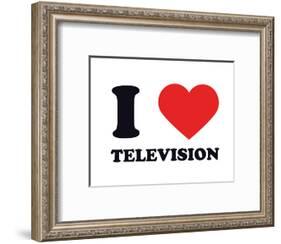 I Heart Television-null-Framed Giclee Print