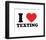 I Heart Texting-null-Framed Giclee Print