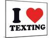I Heart Texting-null-Mounted Giclee Print