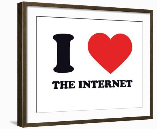 I Heart the Internet-null-Framed Giclee Print