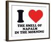 I Heart the Smell of Napalm in the Morning-null-Framed Giclee Print