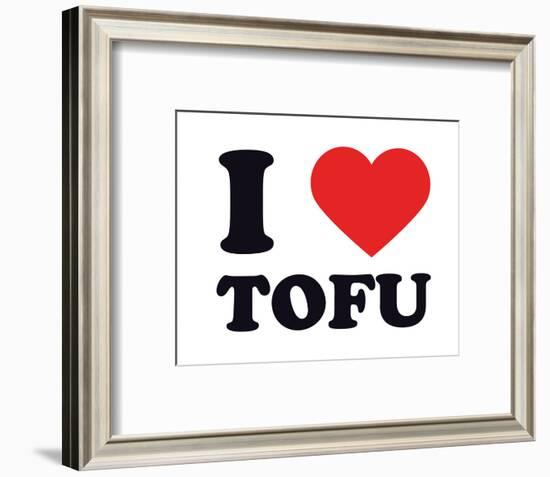 I Heart Tofu-null-Framed Giclee Print