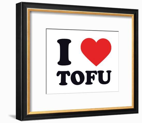 I Heart Tofu-null-Framed Giclee Print