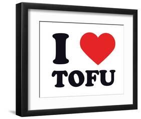 I Heart Tofu-null-Framed Giclee Print