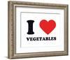 I Heart Vegetables-null-Framed Giclee Print