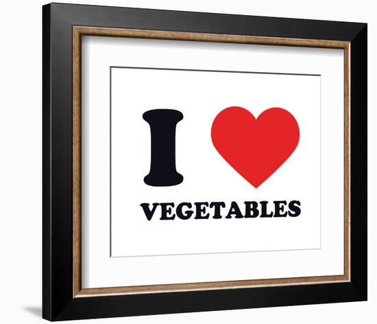 I Heart Vegetables-null-Framed Giclee Print