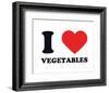 I Heart Vegetables-null-Framed Giclee Print