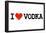 I Heart Vodka College Humor Poster-null-Framed Poster