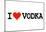 I Heart Vodka College Humor Poster-null-Mounted Poster