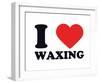 I Heart Waxing-null-Framed Giclee Print