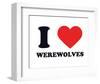 I Heart Werewolves-null-Framed Giclee Print