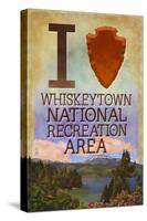 I Heart Whiskeytown National Recreation Area-Lantern Press-Stretched Canvas