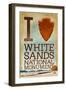 I Heart White Sands National Monument, New Mexico-Lantern Press-Framed Art Print