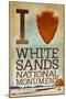I Heart White Sands National Monument, New Mexico-Lantern Press-Mounted Art Print