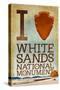 I Heart White Sands National Monument, New Mexico-Lantern Press-Stretched Canvas
