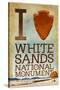 I Heart White Sands National Monument, New Mexico-Lantern Press-Stretched Canvas