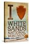 I Heart White Sands National Monument, New Mexico-Lantern Press-Stretched Canvas