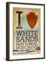 I Heart White Sands National Monument, New Mexico-Lantern Press-Framed Art Print