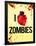 I Heart Zombies Art Poster Print-null-Framed Poster