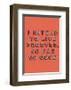 I Intend to Live Forever-null-Framed Art Print