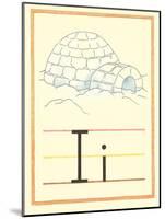 I Is for Igloo-null-Mounted Art Print