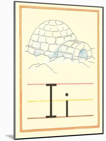 I Is for Igloo-null-Mounted Art Print