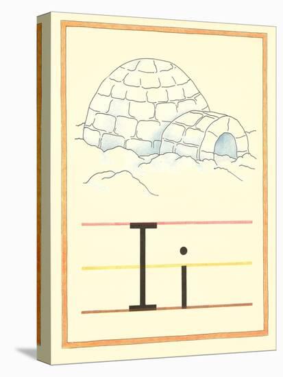 I Is for Igloo-null-Stretched Canvas