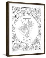 I is for Iris-Heather Rosas-Framed Art Print