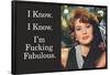 I Know I'm Fucking Fabulous Funny Poster-Ephemera-Framed Poster