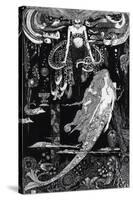 I Know What You Want' Said the Sea Witch-Harry Clarke-Stretched Canvas