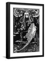 I Know What You Want' Said the Sea Witch-Harry Clarke-Framed Premium Giclee Print