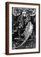 I Know What You Want' Said the Sea Witch-Harry Clarke-Framed Giclee Print