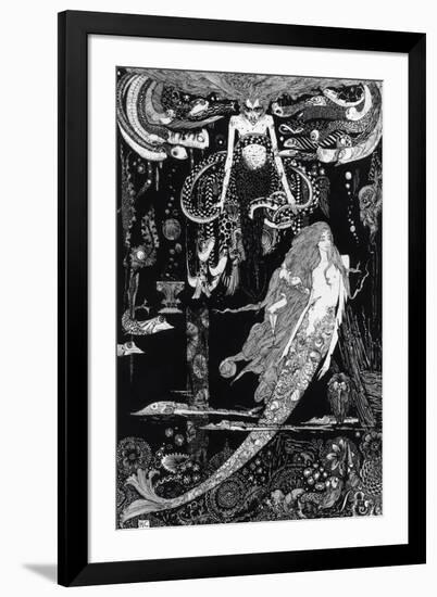 I Know What You Want' Said the Sea Witch-Harry Clarke-Framed Giclee Print