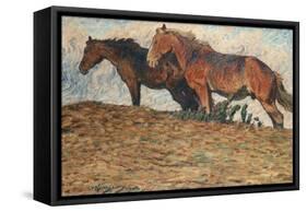 I Kvafvande blast, Motiv fran Oland , 1908-Nils Kreuger-Framed Stretched Canvas