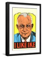 I Like Ike, Eisenhower-null-Framed Art Print