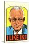 I Like Ike Political Sticker-null-Stretched Canvas