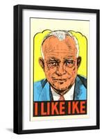 I Like Ike-null-Framed Art Print