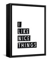 I Like Nice Things-Seventy Tree-Framed Stretched Canvas