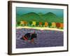 I Like Sticks Autumn 2-Stephen Huneck-Framed Giclee Print