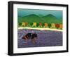 I Like Sticks Autumn-Stephen Huneck-Framed Giclee Print