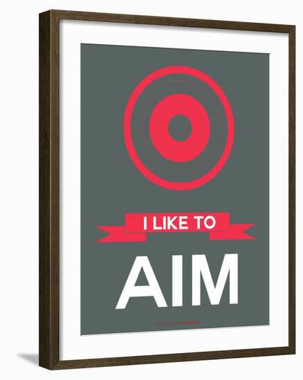 I Like to Aim 2-NaxArt-Framed Art Print