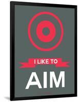 I Like to Aim 2-NaxArt-Framed Art Print