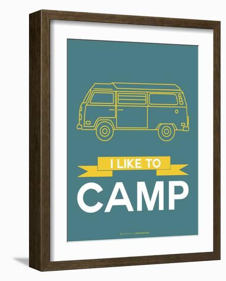 I Like to Camp 2-NaxArt-Framed Art Print