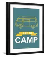 I Like to Camp 2-NaxArt-Framed Art Print