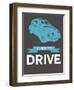 I Like to Drive Beetle 3-NaxArt-Framed Art Print